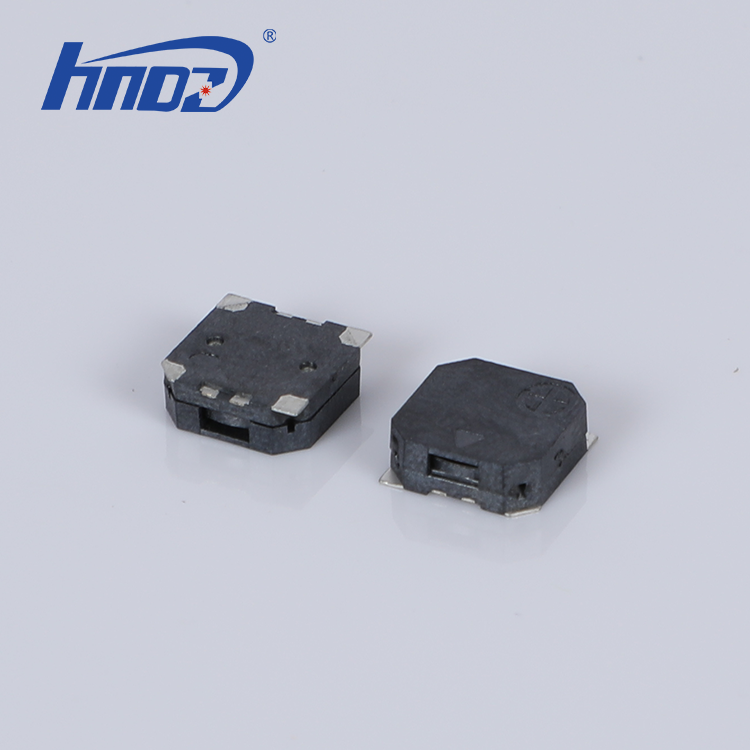 Zumbador de transductor magnético SMD de 7.5x7.5x2.5mm 3.6V