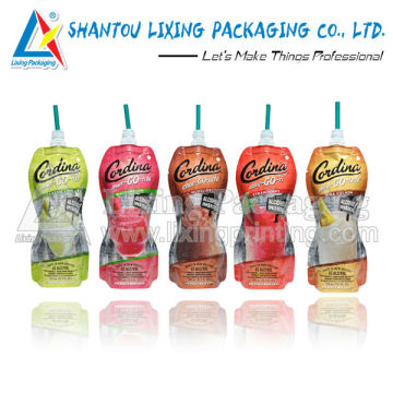 Drink pouch with spout & liquid pouches