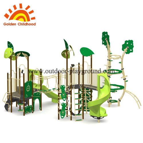 Nette Dschungel-Spielplatzausrüstung im Freien für Verkauf