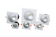 Aluminum LED COB downlight