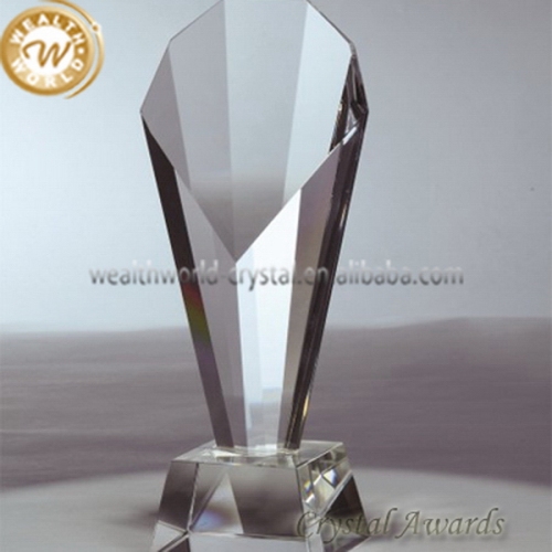 Quality unique cheap crystal glass trophy award