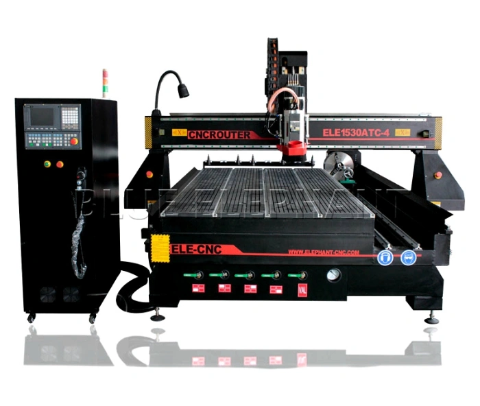 After-Sales Service Provided 1530 Linear Atc CNC Router with Rotary