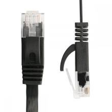 Cable de parche plano CAT6 Color del cable Negro