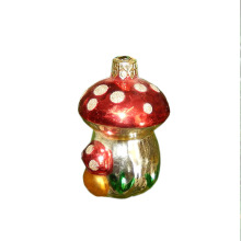 Artdargon 2019 Christmas tree cute glass mushroom ornament