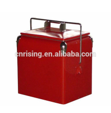 Portable metal cooler,car cooler box, beer cooler