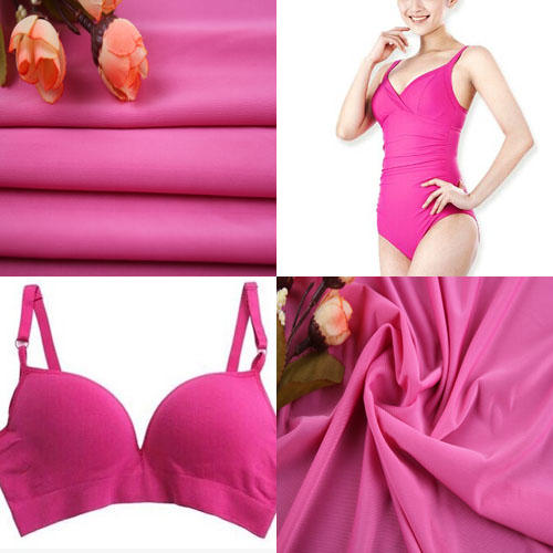 Shinny Micro-Fiber Spandex Polyester Fabric for Lingerie (WNE1115)