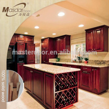 Traditional prefab solid wood kitchen cabinets Guangzhou