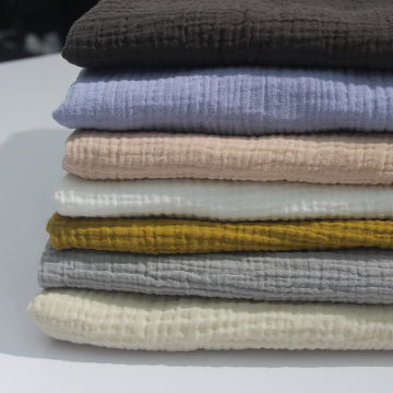 100% cotton double gauze fabric soft printed