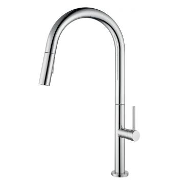 High pressure faucet cold and hot polish chrome