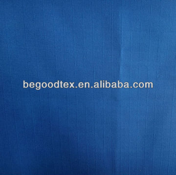 Flame retardant polyester check gingham Oxford fabric