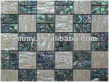 Abalone mother of pearl shell mosaic (EMBY-006)