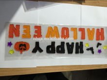 halloween window decal gel sticker Custom Window Gel Stickers; House Window Sticker