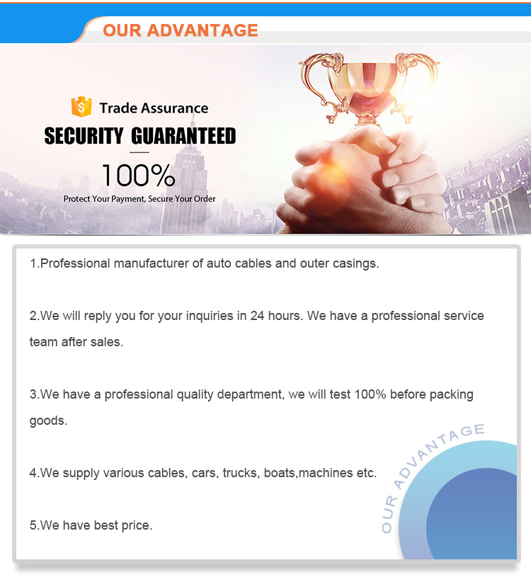 Outer Casing Push Pull Cable Conduit Straight Wire Tube and Flat Wire Tube