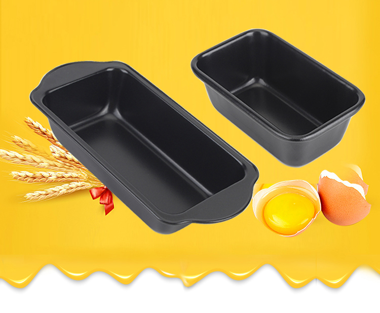 Molde para pan de pan de acero al carbono de 7 "10"-negro07 7“10“carbon steel bread loaf pan-black07