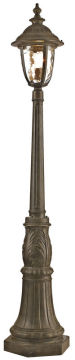 Antique Decorative Outdoor Electric Landscape Lighting Poles Post Top Light