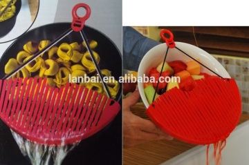 Silicone handle pot Strainer