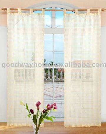 100% polyester voile curtain curtain