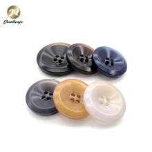 Horn Resin Button Four Holes Variety Colors Resin Plastic Button For Clothing