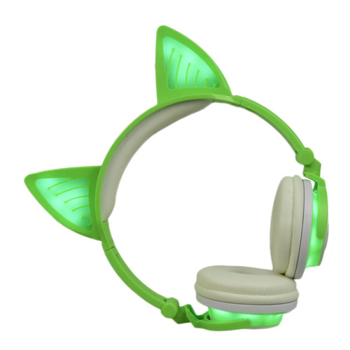 Rechargeble LED light Earphone HIFI Stereo Bass headphone