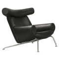 Moderne Replik Ox Lounge Stuhl und Osmanisch