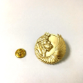 3D reliëf souvenir gouden leeuwen badge revers pins