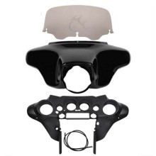 Motorcycle Batwing Inner Outer Fairings Windscreen For Harley Touring Electra Glide 1996-2013
