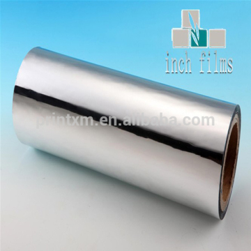 pet/aluminum metallized thermal polyester film 22 mic 24 mic