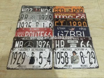 wholesale custom license plates,embossed decorative license plates