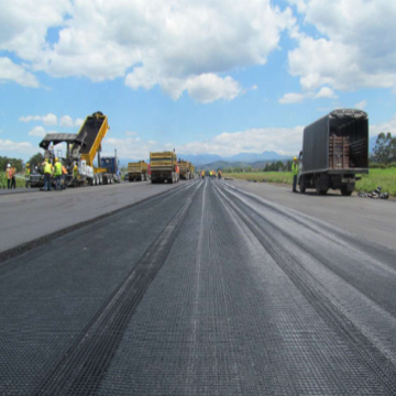 Geogrid de fibra de vidrio de polietileno de alta densidad