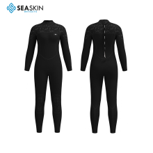 Seaskin Back Zipper Black High Quality Women's Wetsuit