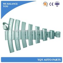 Zn clip on wheel weight,wheel balance weights