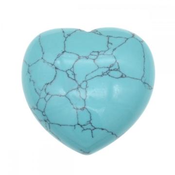 40X40X20MM Turquois Heart for women Chakra healing Jewelry without hole