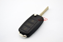 Remote key case shell 3 button for audi A3 A4 A6 A8 TT Q7 S6 remote key case shell