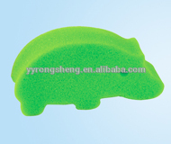 Rhinoceros shaped animal sponge