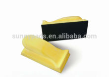 66*140MM Square Hand Sanding pads velcro for sanding paper