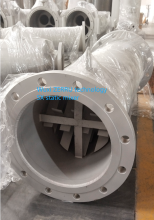 Pipeline online static mixer