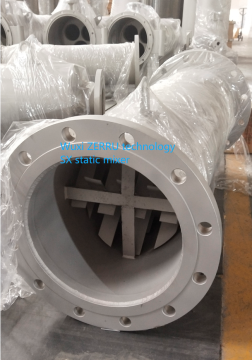 Pipeline online static mixer
