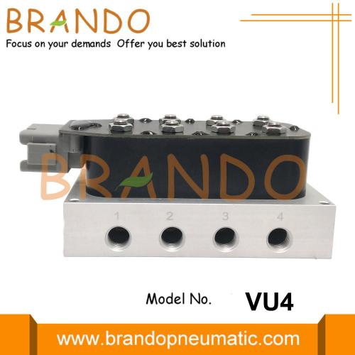 VU4 1/4 &#39;&#39; Khối van điện từ treo khí nén