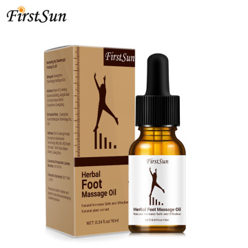 Firstsun Health Care Ginger Foot Massage Oil for Soothing, Height Growth & Bone Promotion - 10ml