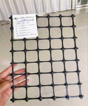2017 PP biaxial extruded geogrid grid for Gound Base Stabilization
