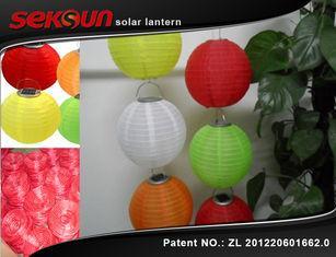 Seksun 0.2W Colorful Solar Nylon Lanterns Outdoor With 600M