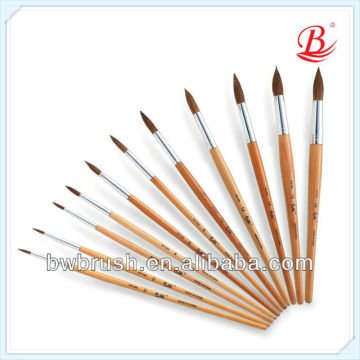 Professional horse hair paint brush,artists brushes