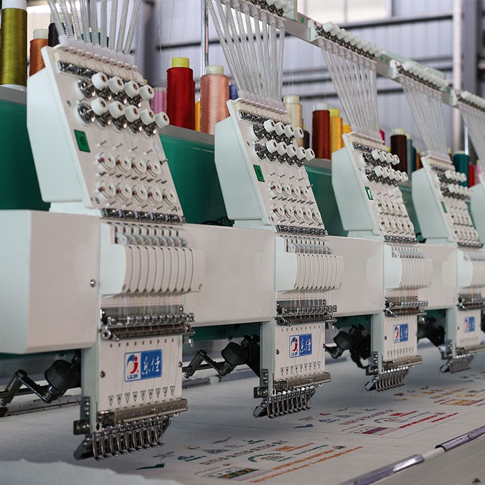 Swf cap/tshirt/flat 6 head embroidery machine from Zhejiang