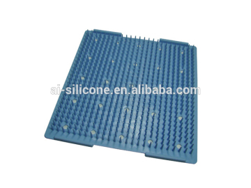 silicone medical mat,silicone rubber medical mat,perforated rubber mats