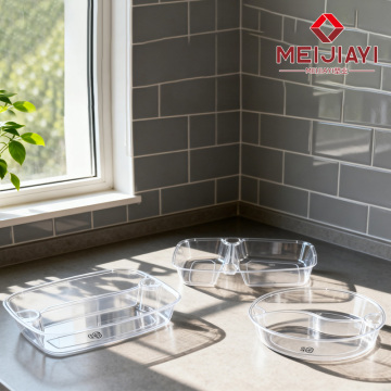 Delivery packing box tray