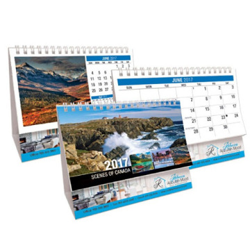 Promotional Spiral Desk Paper Calendar