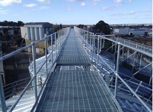 pasarela de silo silo catwalk