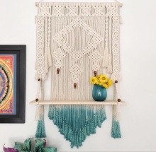 Large Gradient Tassel Wall Hanging Tapestry