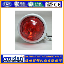 Waterproof and dustproof motorcycle front bumper lamp red warning lights