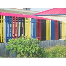 Plastic Coated Palisade Fence Panel On Sale